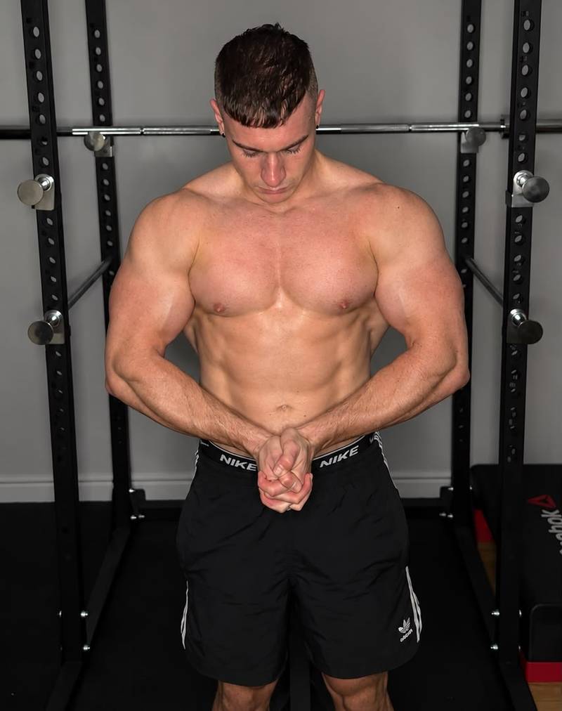 Neil Walsh in his home gym